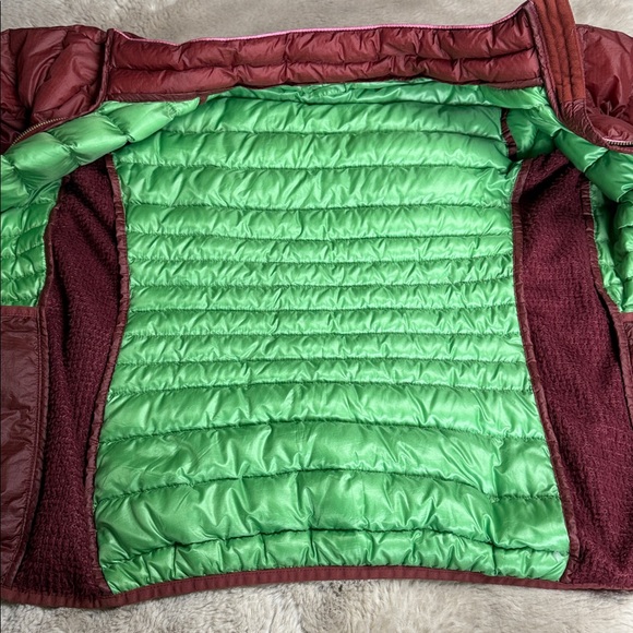 Cotopaxi Fuego LT Down Puffer Jacket Brick 950 Fill Goose Down Polartec Small - Picture 14 of 16